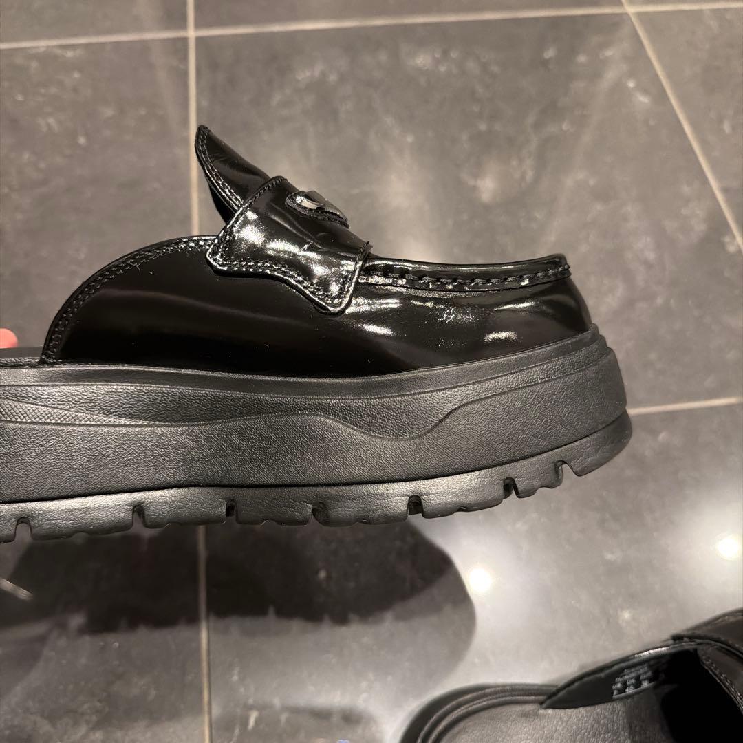 新品同様 ジョーダン 厚底サンダル ローフファー 24cm