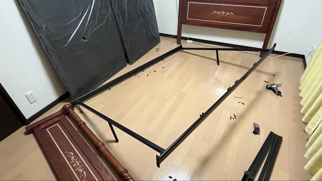 契約済み ダブルベッドフレーム