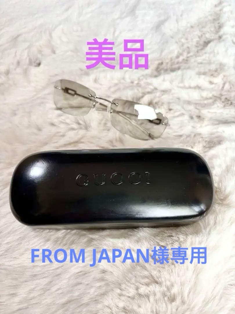 ♡お値下げしました♡【GUCCI 】シルバー サングラス　 ケース付き
