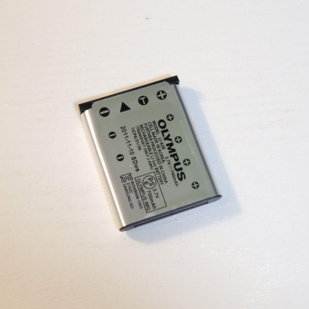 動作美品 Olympus vh210 グリーン オールドコンデジ SDセット