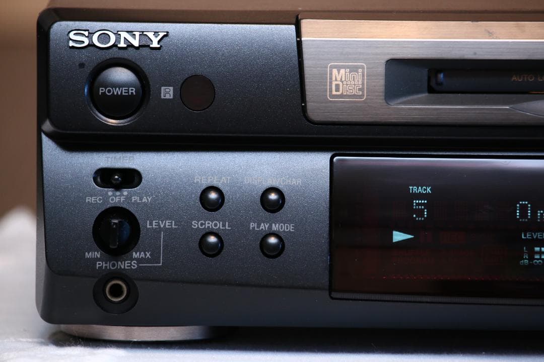 SONY MDS-S38 MDデッキ　MDプレイヤー/レコーダー　日本製　完動品