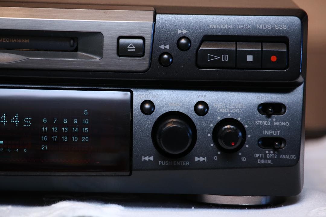 SONY MDS-S38 MDデッキ　MDプレイヤー/レコーダー　日本製　完動品