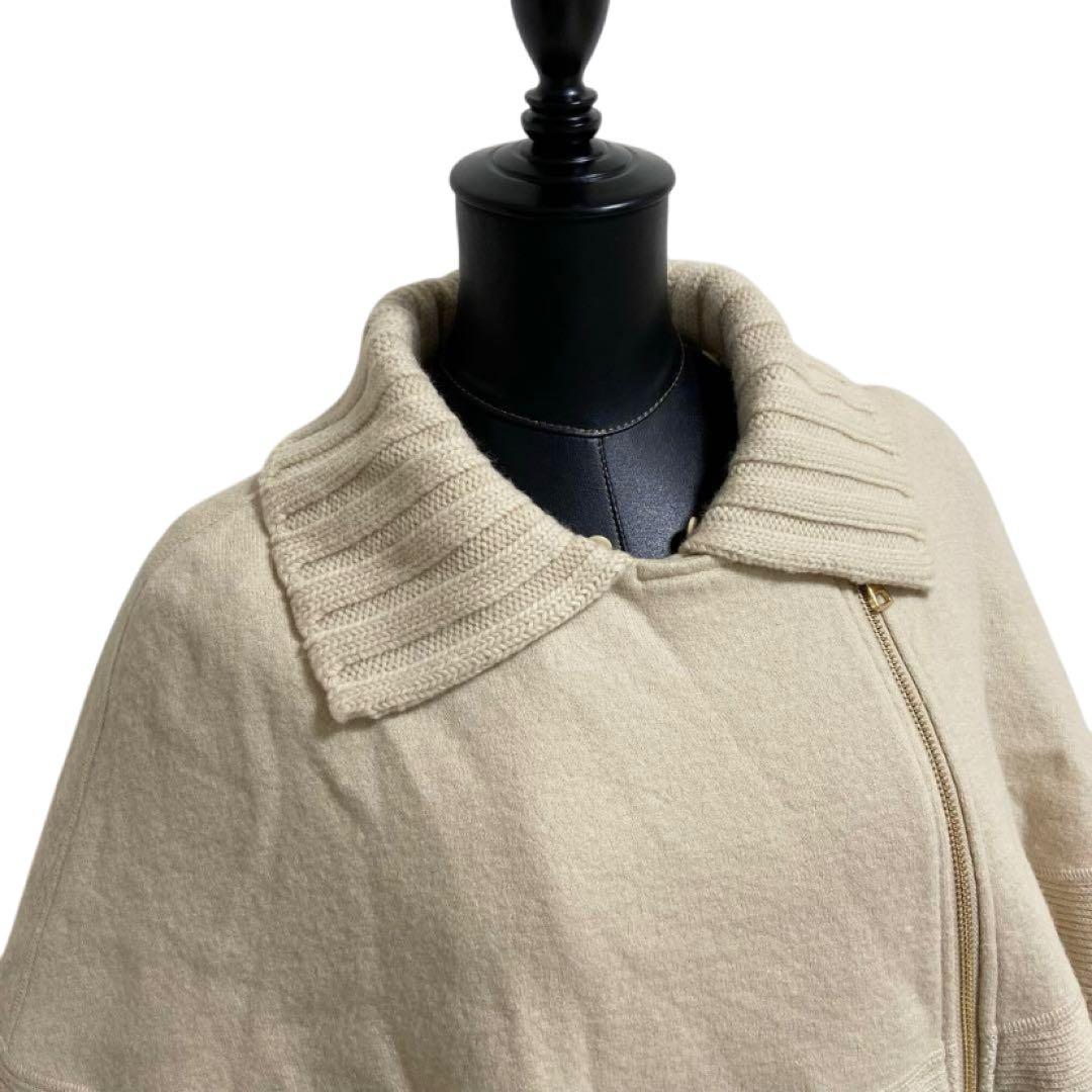 値下げ依頼品 エポカ フォックスファー 2WAYソフトウールケープコート