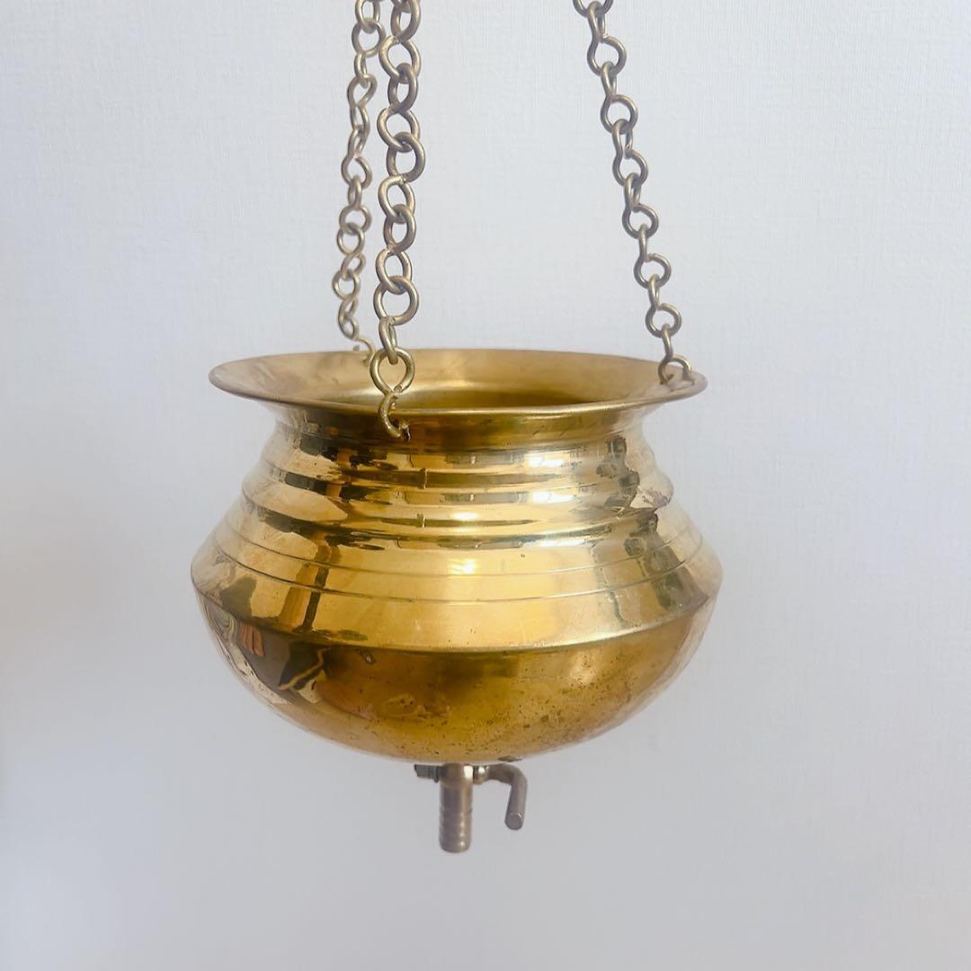 アーユルヴェーダ　銅製　シロダーラ　オイルポット 2リットル　コック付