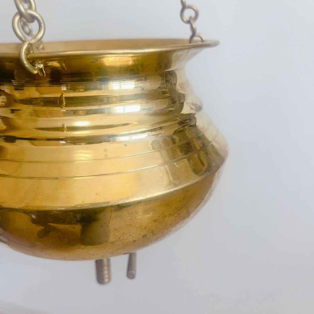 アーユルヴェーダ　銅製　シロダーラ　オイルポット 2リットル　コック付