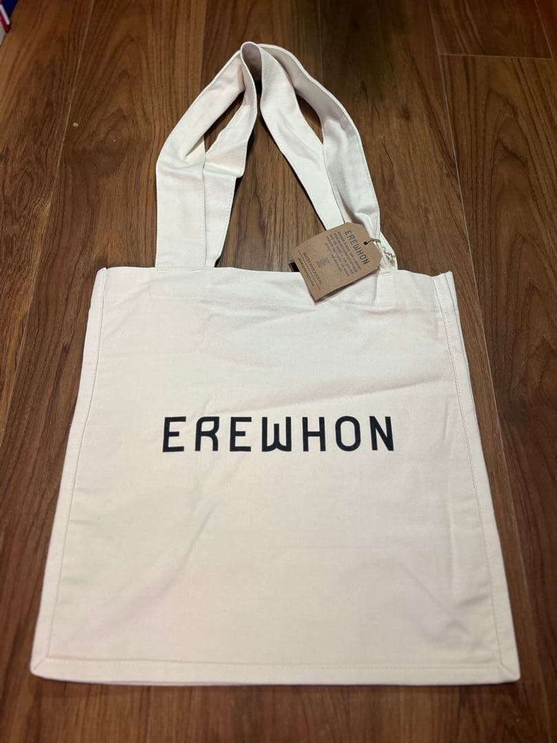 EREWHON エレウォン トートバッグ ホワイト 紙袋付き