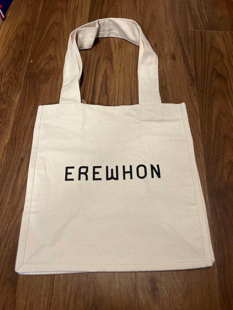 EREWHON エレウォン トートバッグ ホワイト 紙袋付き