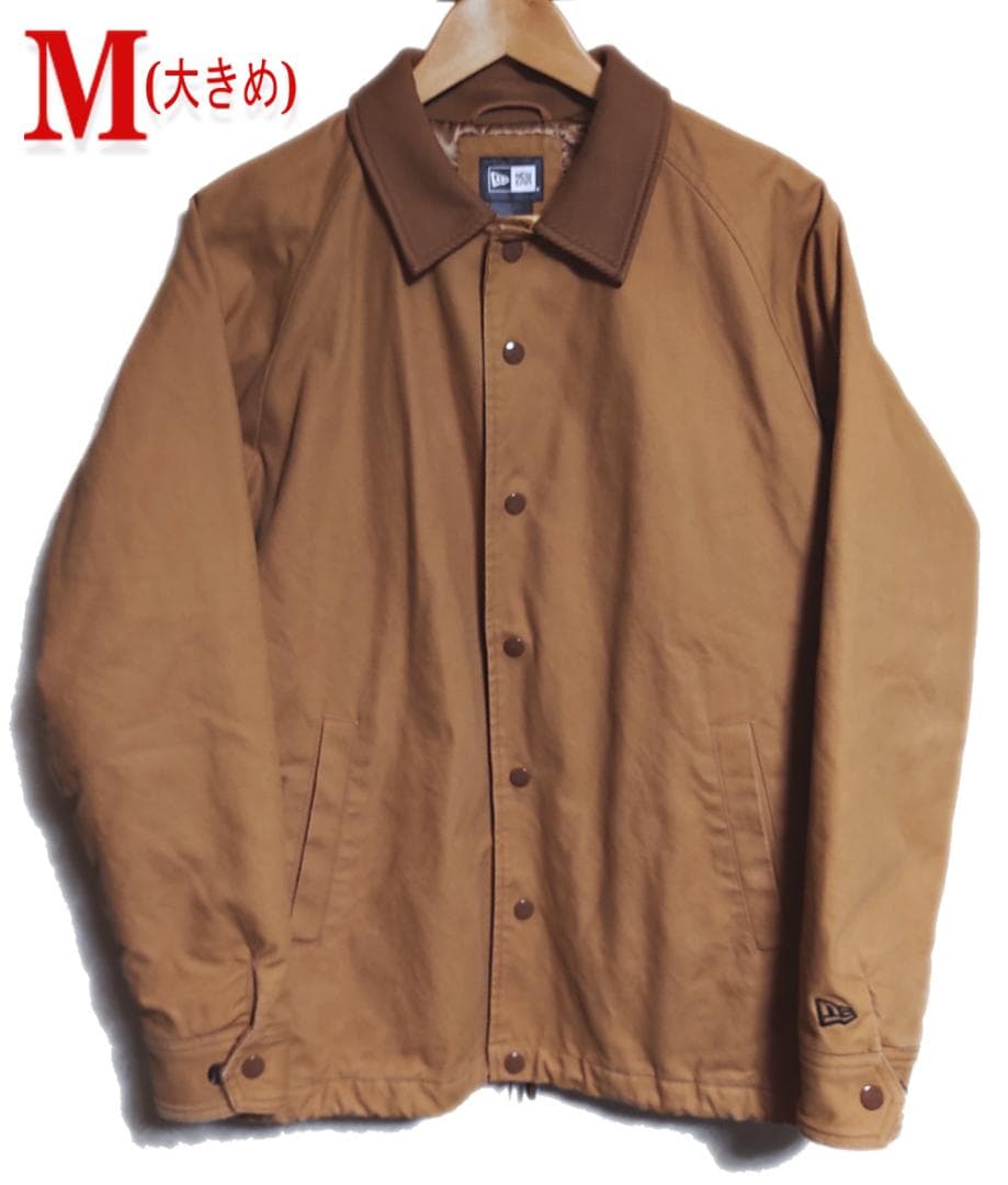 NEW ERAニューエラ♦️ダックジャケット♦ライトブラウンM♦美品送料込