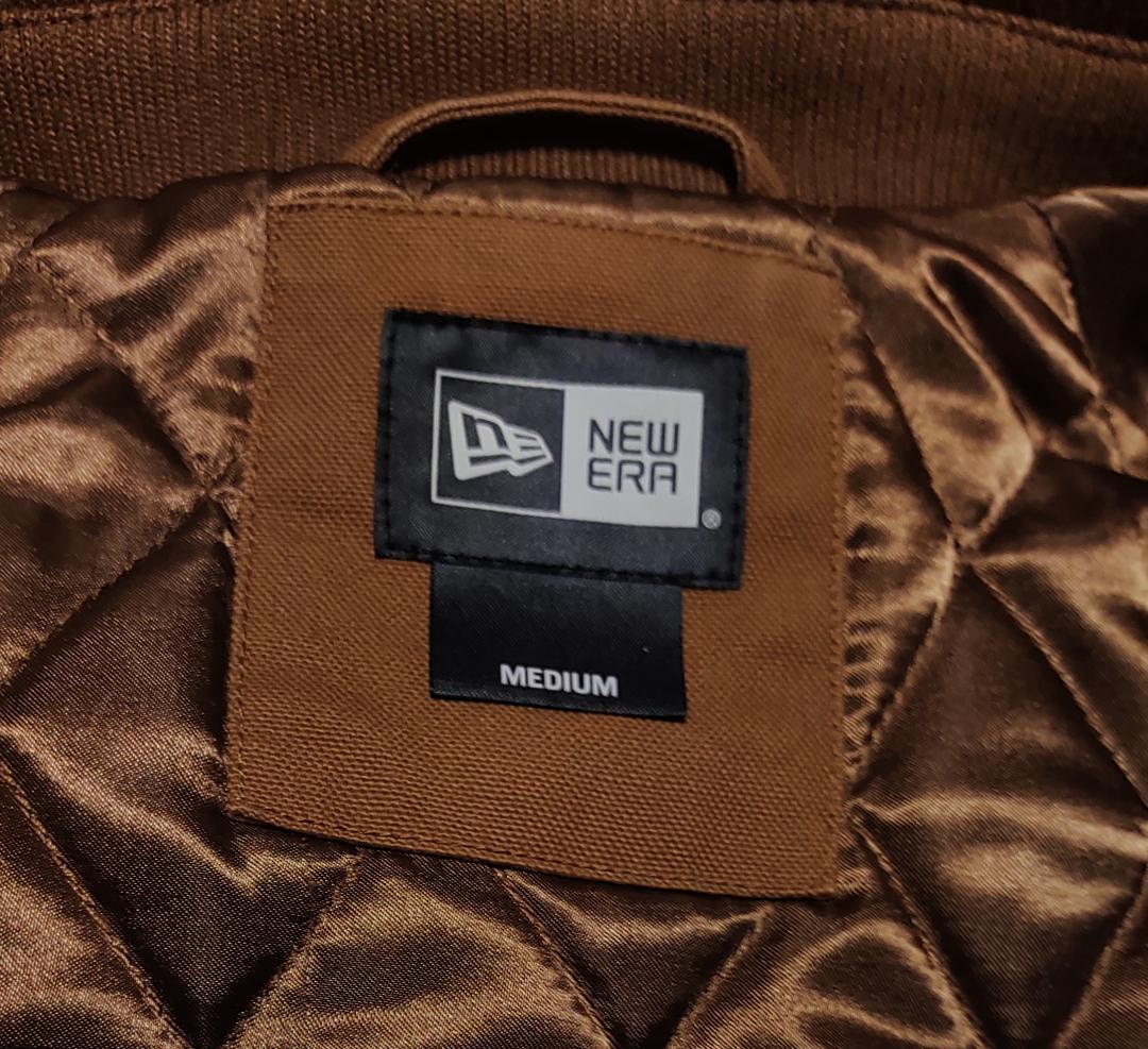 NEW ERAニューエラ♦️ダックジャケット♦ライトブラウンM♦美品送料込