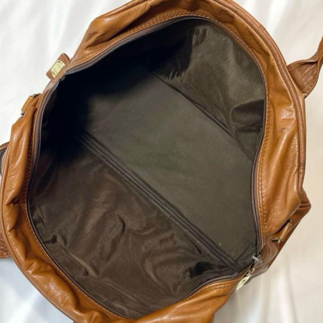 【希少】ポーター ボストンバッグ オールレザー 2way 大容量 ブラウン