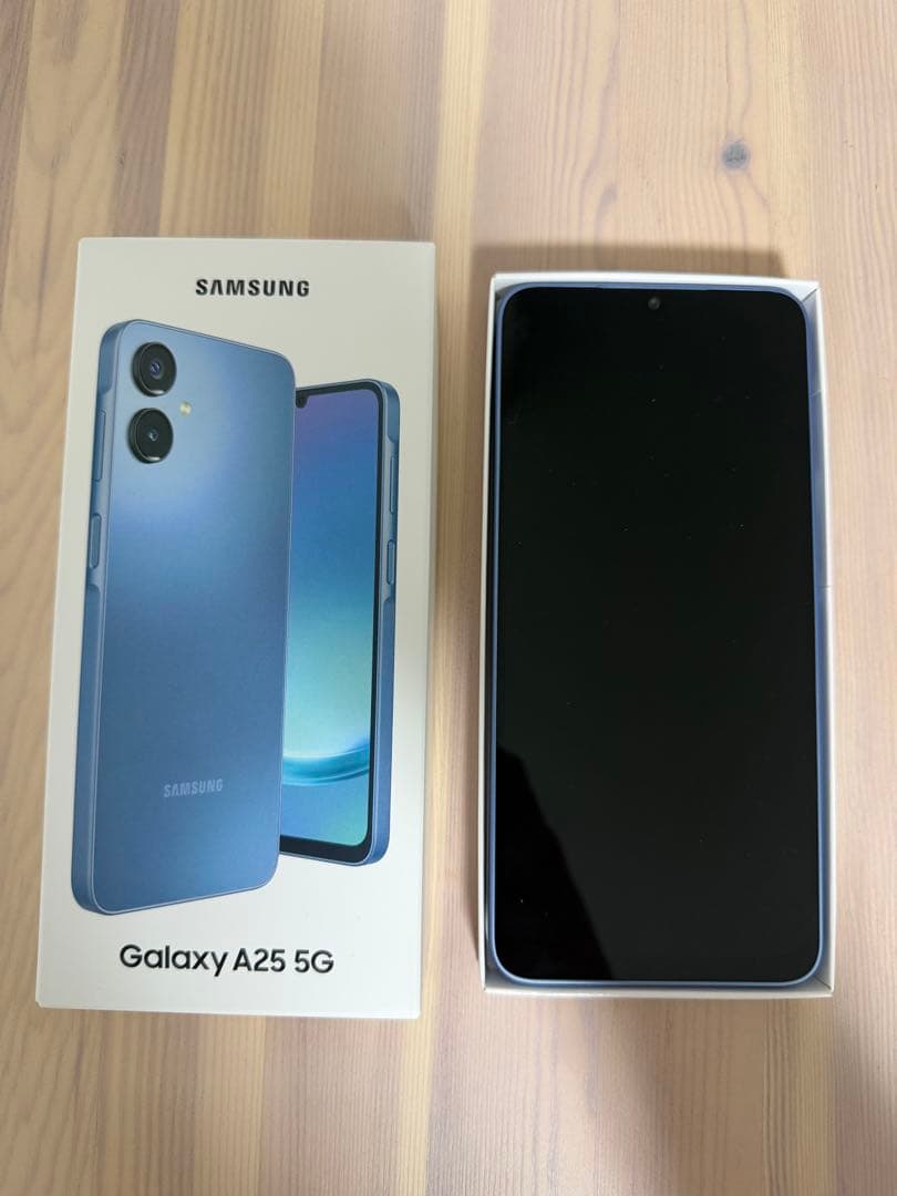 Samsung Galaxy A25 5G 本体 ブルー　スマホ　未使用
