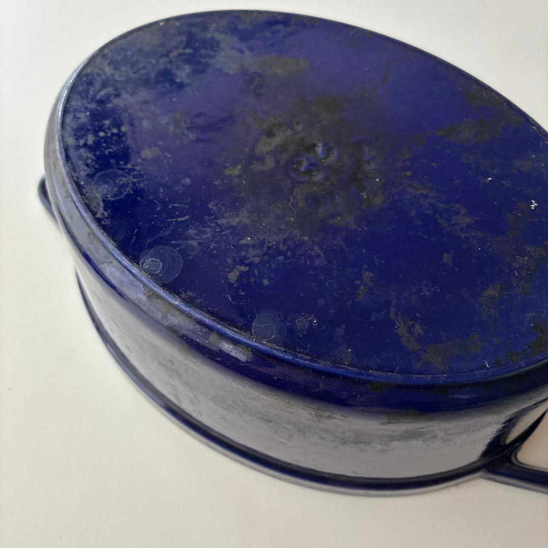 STAUB LA COCOTTE 青　ネイビー 鍋　オーバル　23cm