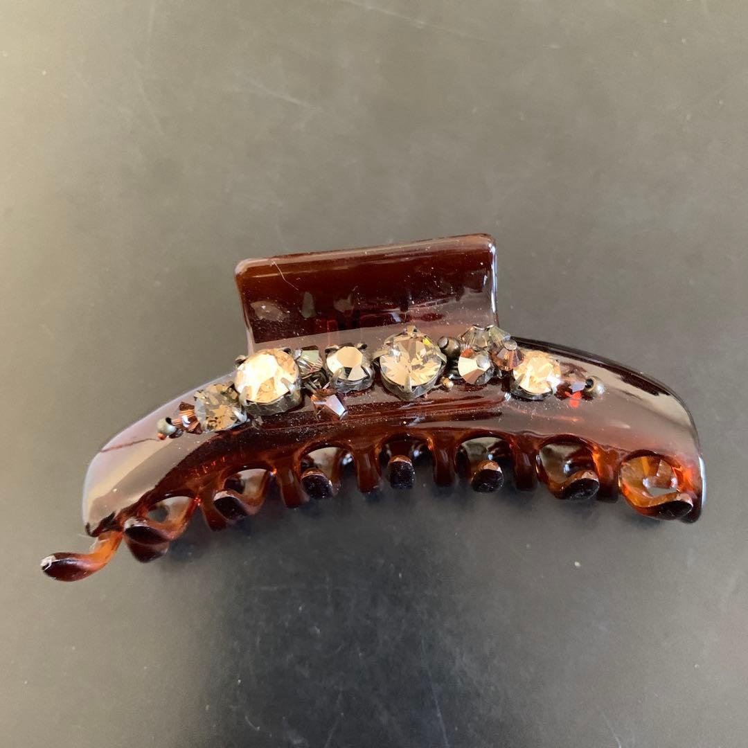 専用です！美品 コンプレックスビズ シャインドブリス バンスクリップ ブラウン