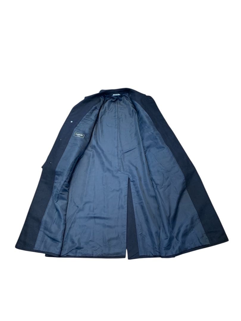 LANVIN ランバン ヴィンテージ ウール カシミア ロングコート 52