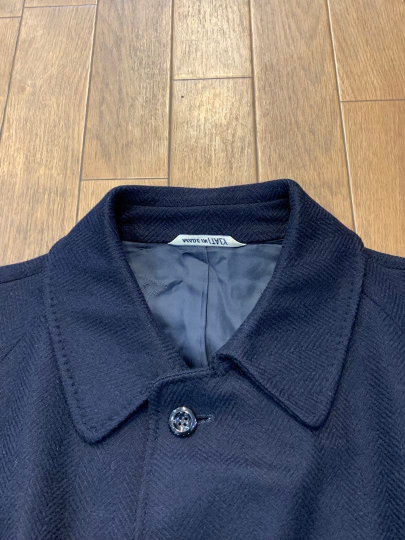 LANVIN ランバン ヴィンテージ ウール カシミア ロングコート 52