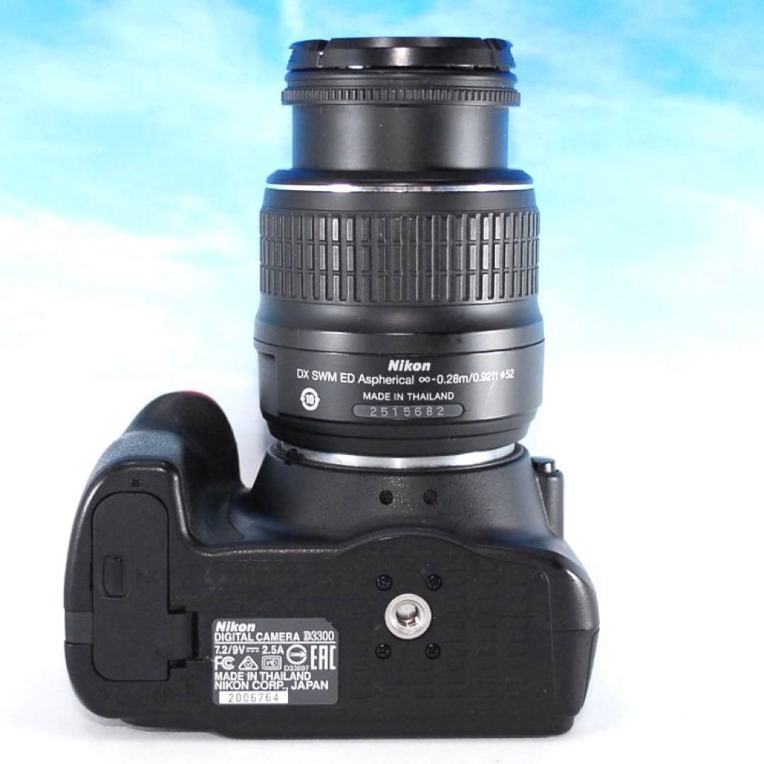 ❤️新品級美品❤️Nikon D3300 ✨初心者セットsdカード付き★