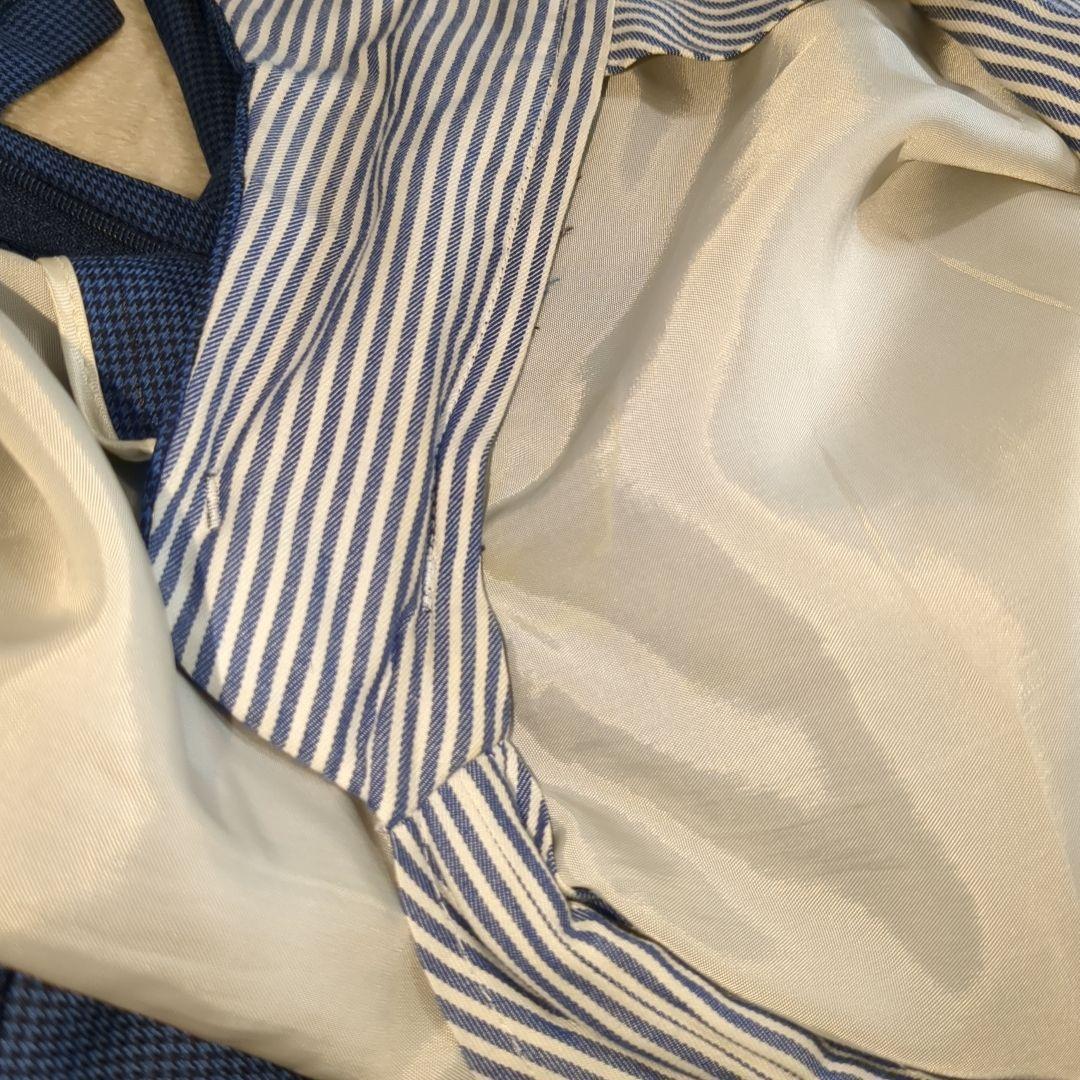 トゥモローランド ピルグリム カノニコ別注 48サイズ ウール シルク混 ブルー