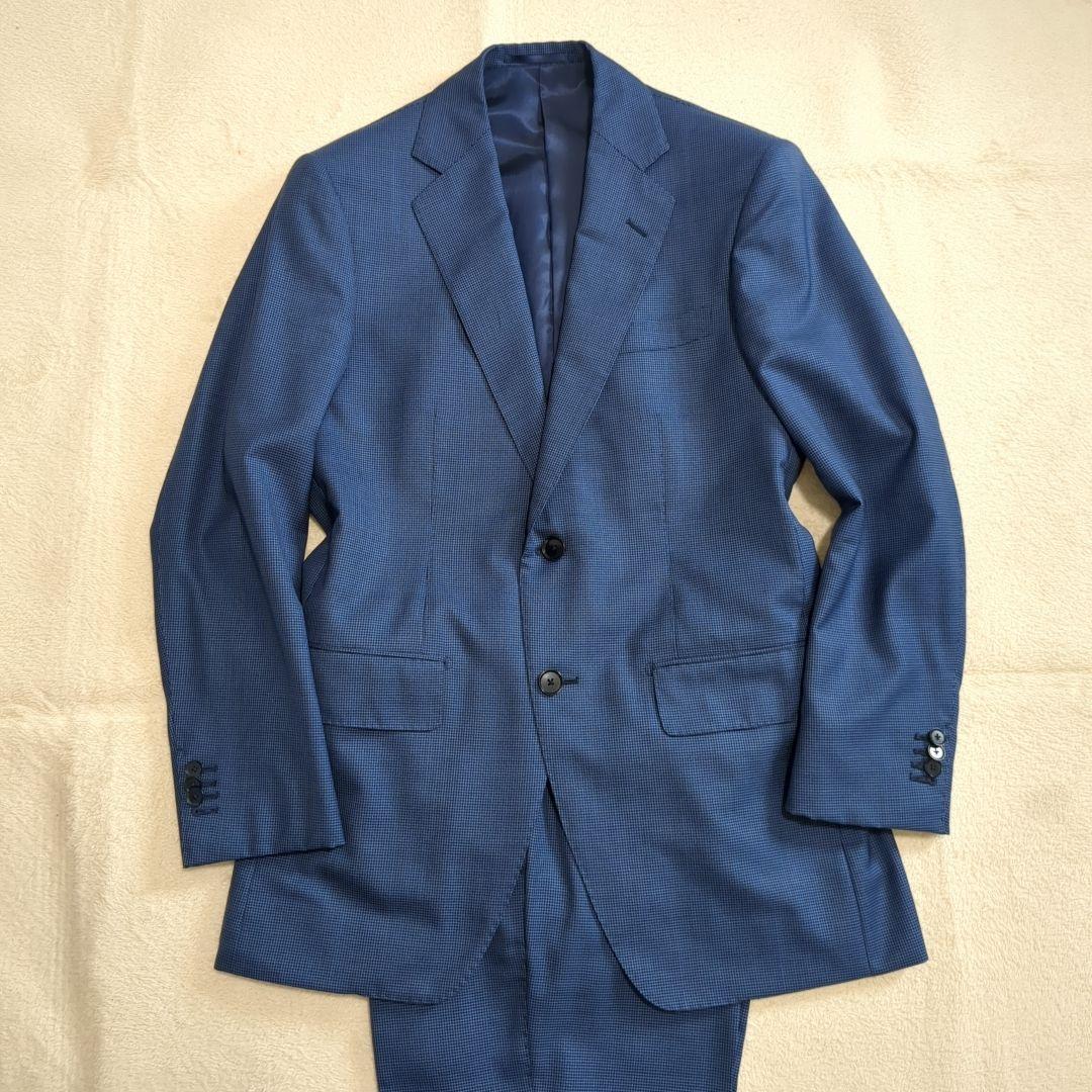 トゥモローランド ピルグリム カノニコ別注 48サイズ ウール シルク混 ブルー