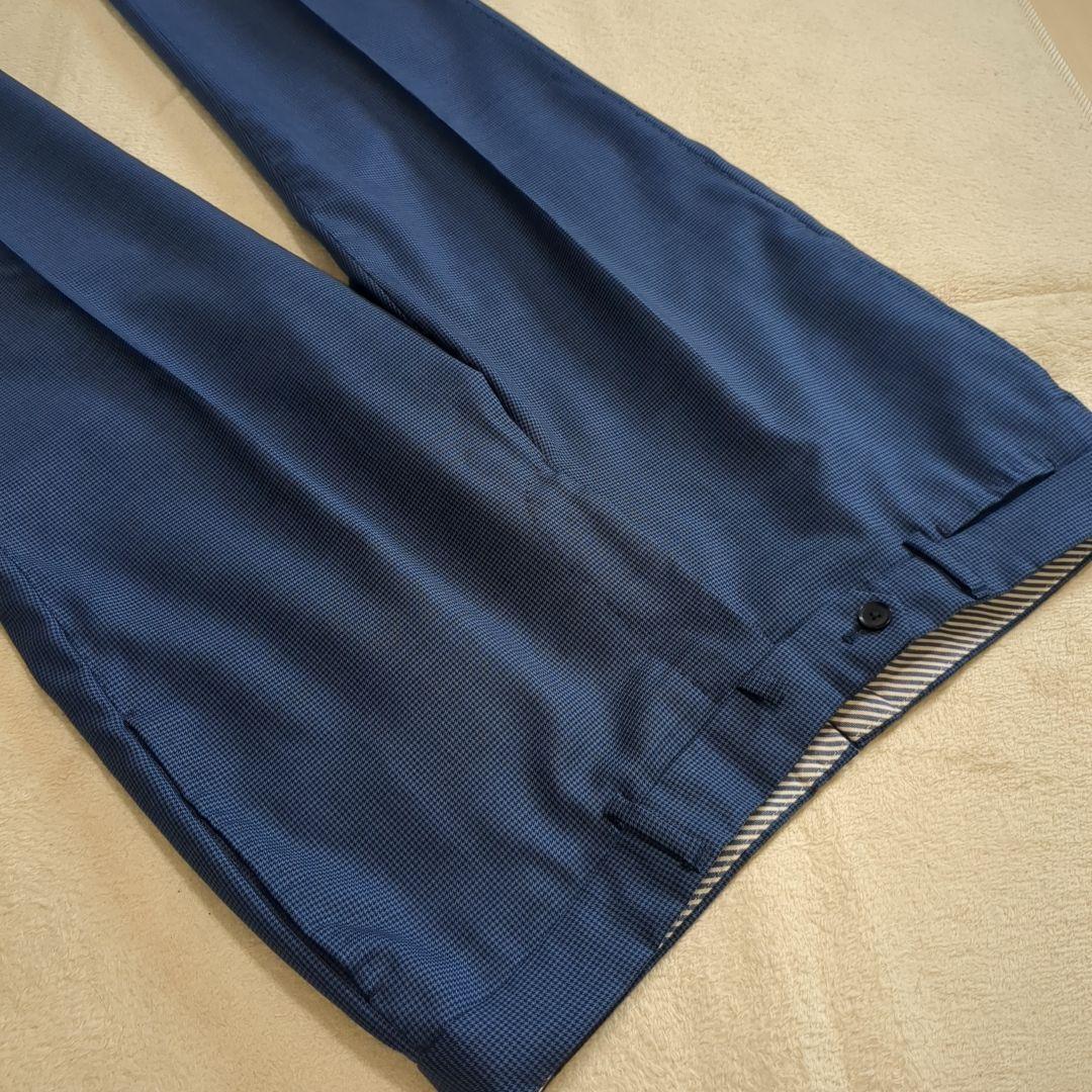 トゥモローランド ピルグリム カノニコ別注 48サイズ ウール シルク混 ブルー