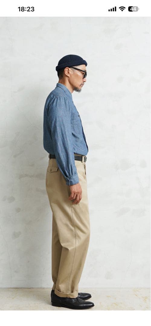 coco☆ 2本WAIPERM-52 ヴィンテージ ツータックテーパード