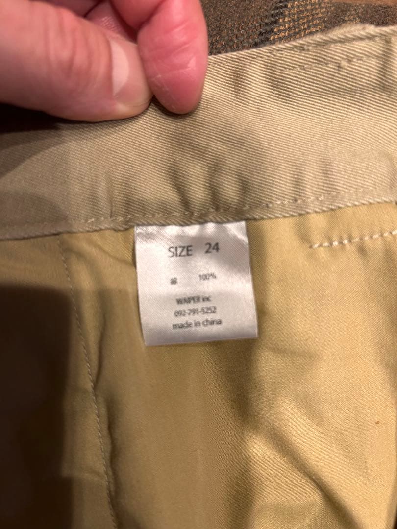 coco☆ 2本WAIPERM-52 ヴィンテージ ツータックテーパード