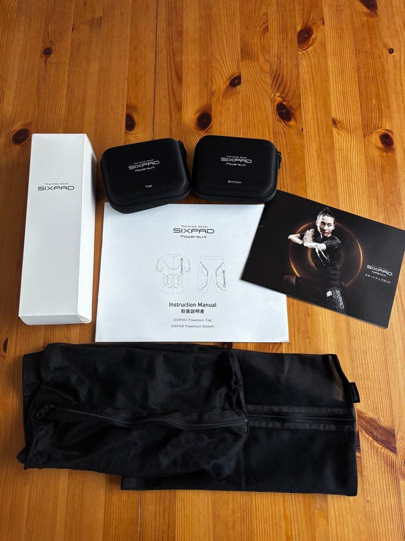 SIXPAD EMSトレーニングウェア M ブラック