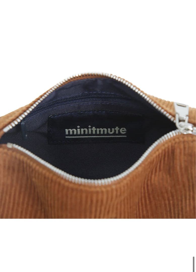 【minitmute】コーデュロイ ミニバッグ