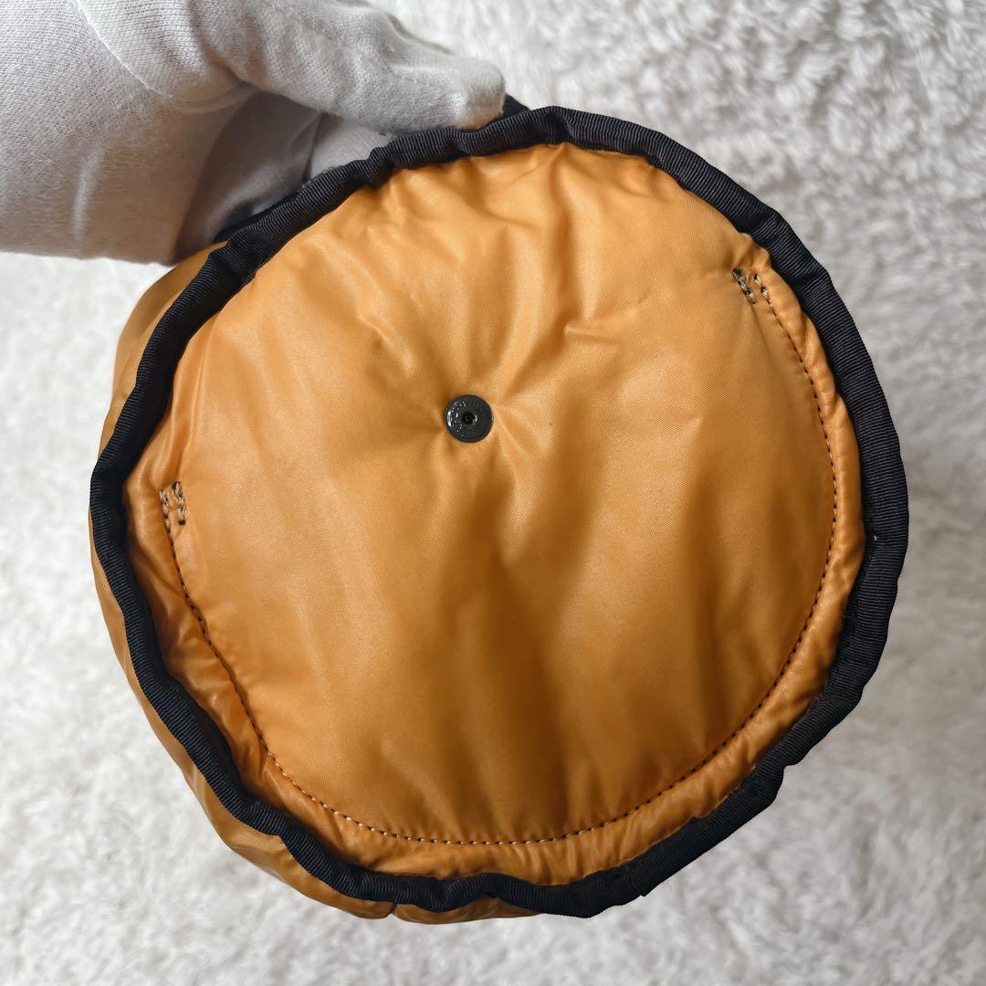 未使用級 ポーター タンカー ミニボストン ブラック ダッフル ドラムバッグ L