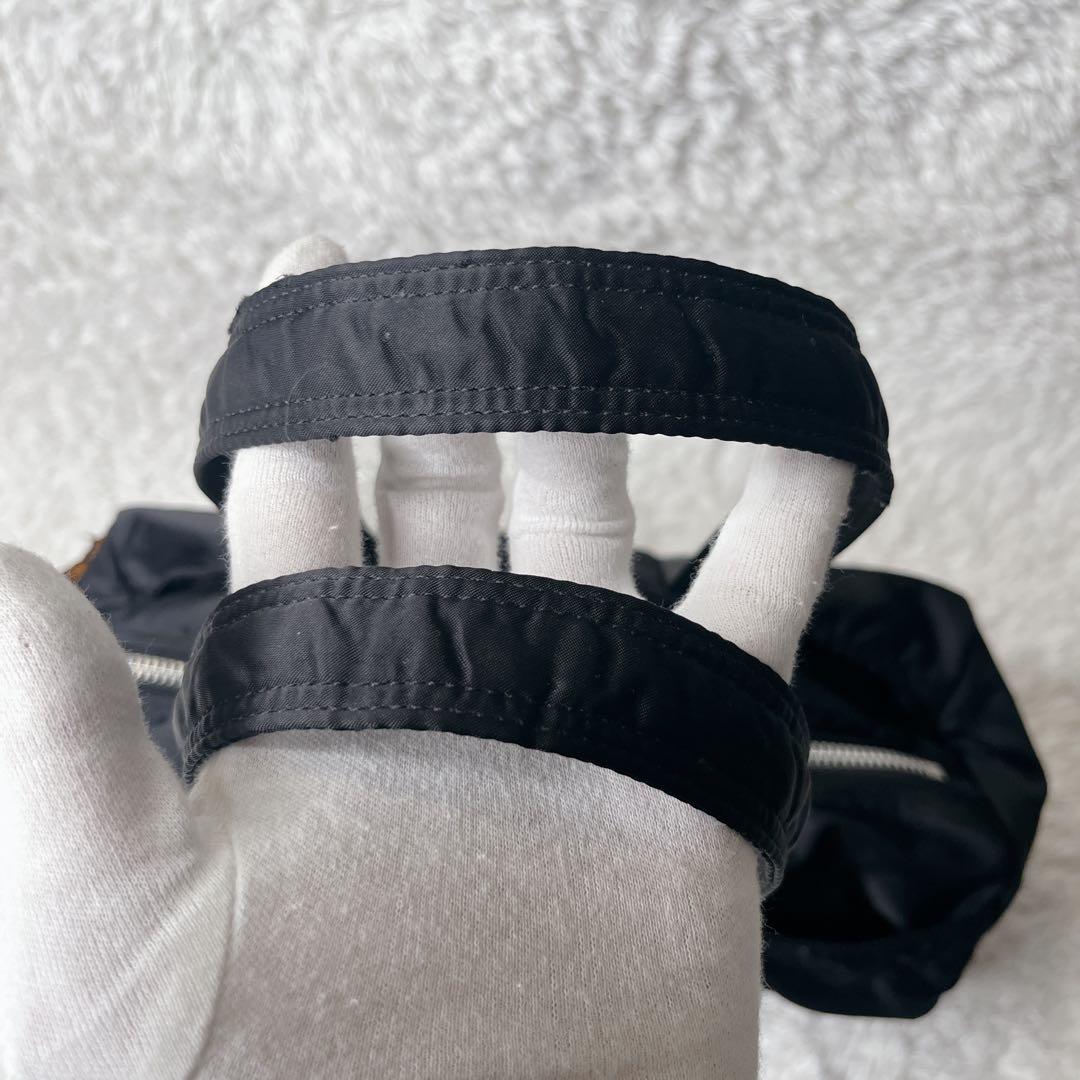 未使用級 ポーター タンカー ミニボストン ブラック ダッフル ドラムバッグ L