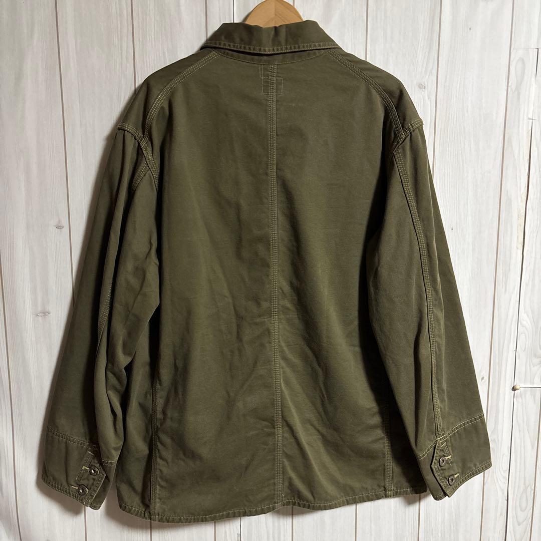 極上USA製POST OVERALLSダック地エンジニアカバーオールジャケット