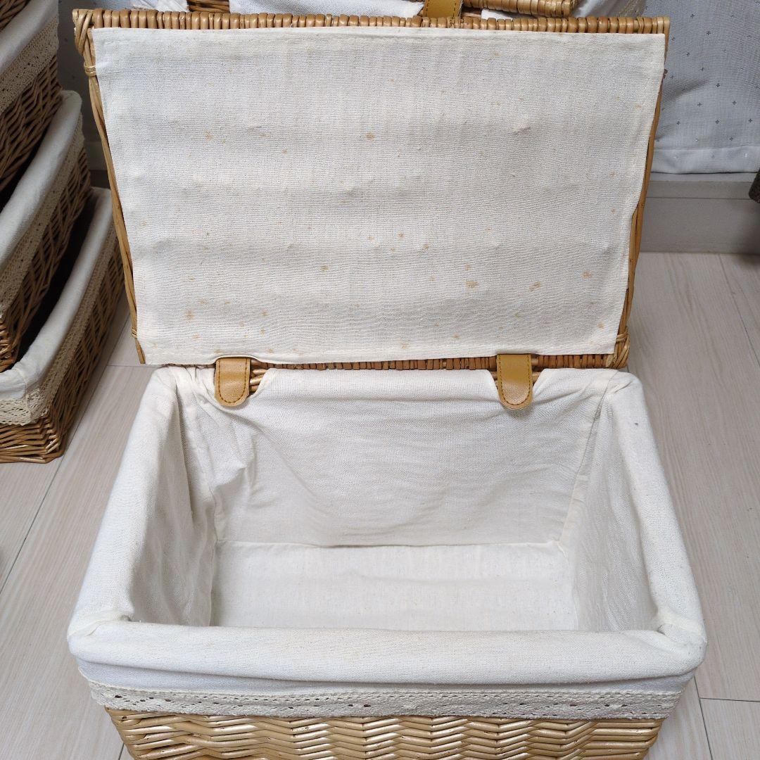 最終価格！　メルカド　バスケット　カゴ　かご　8個セット　籐籠