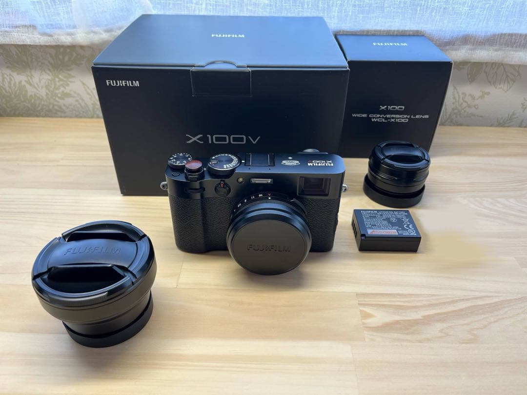 Fujifilm X100V ブラック　➕カスタム付属品
