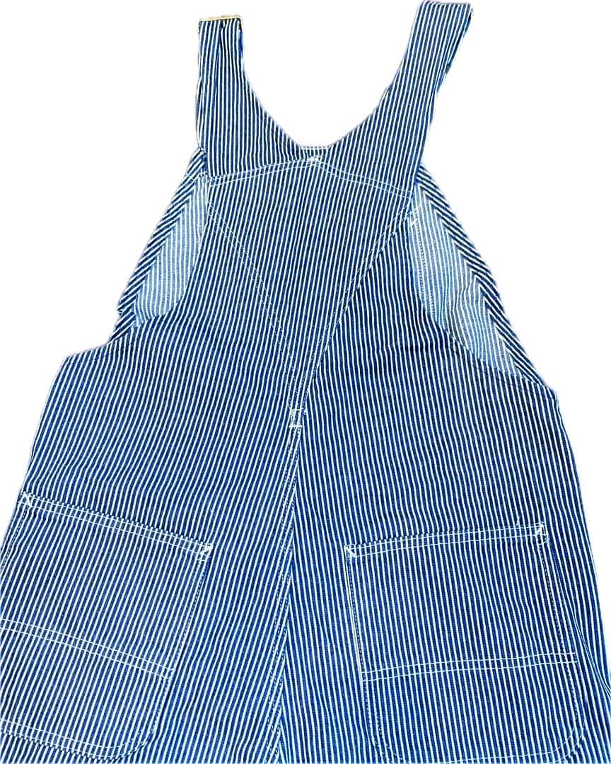 【美品】Carhartt カーハート ヒッコリーストライプ デニムオーバーオール