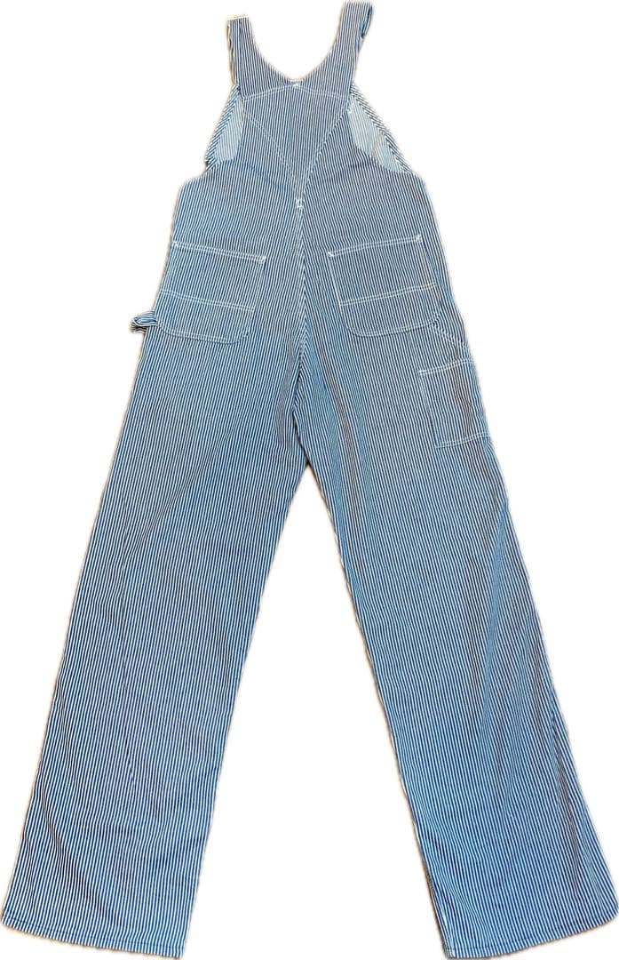 【美品】Carhartt カーハート ヒッコリーストライプ デニムオーバーオール