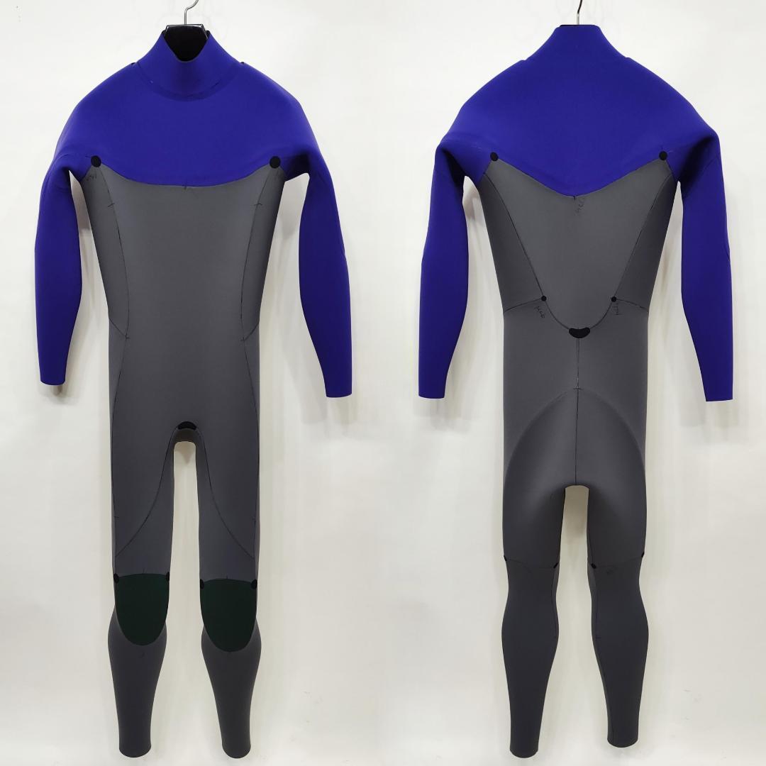 3mmジャージフルスーツ　ロングチェストジップ　MBサイズ　ウェットスーツ