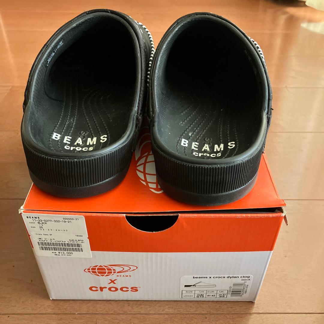 ビームス×クロックス ブラック サボサンダル