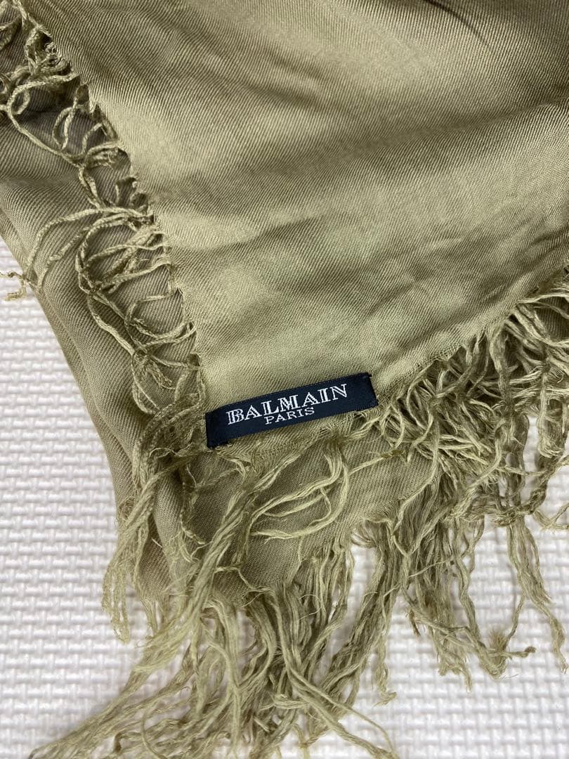 BALMAIN HOMME バルマン ウルフプリント ストール