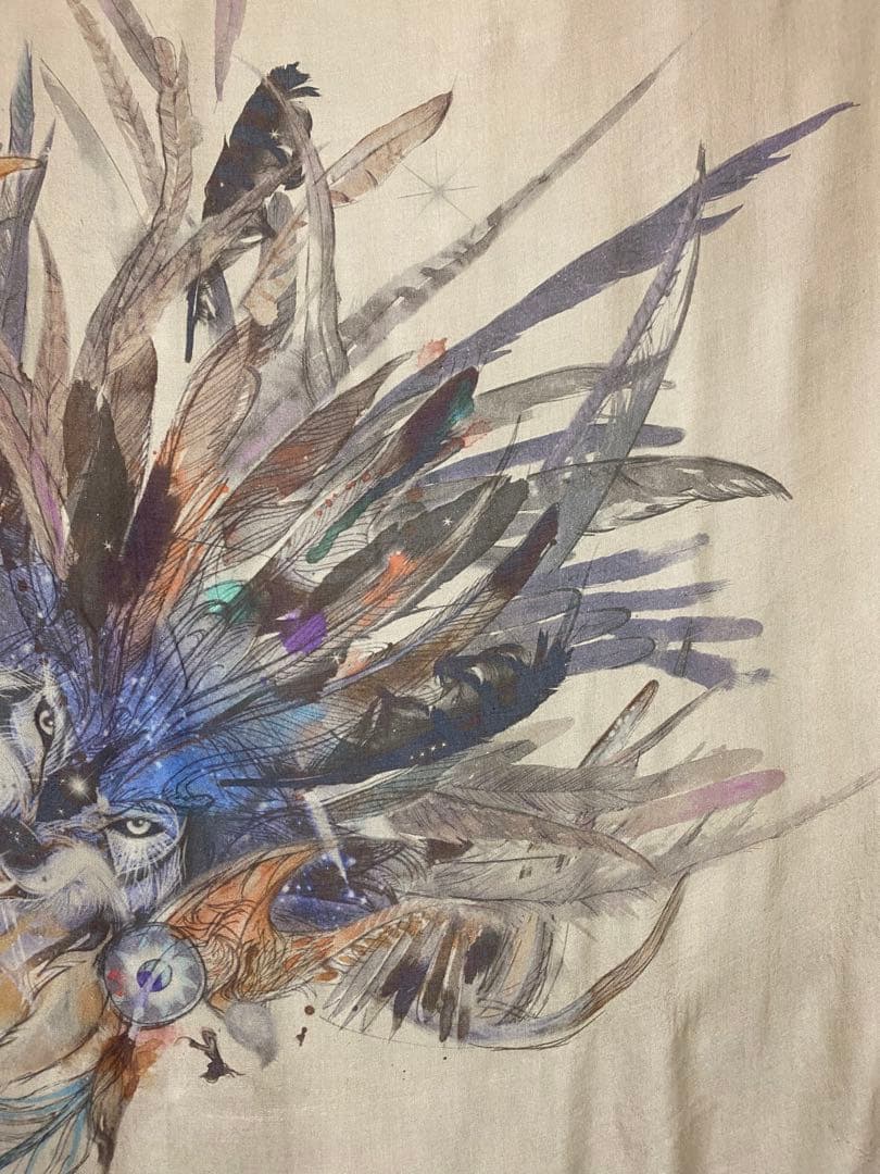 BALMAIN HOMME バルマン ウルフプリント ストール