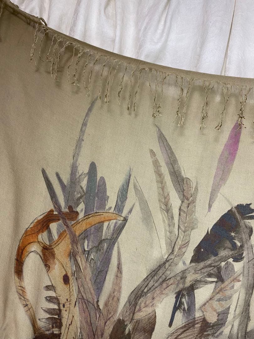 BALMAIN HOMME バルマン ウルフプリント ストール