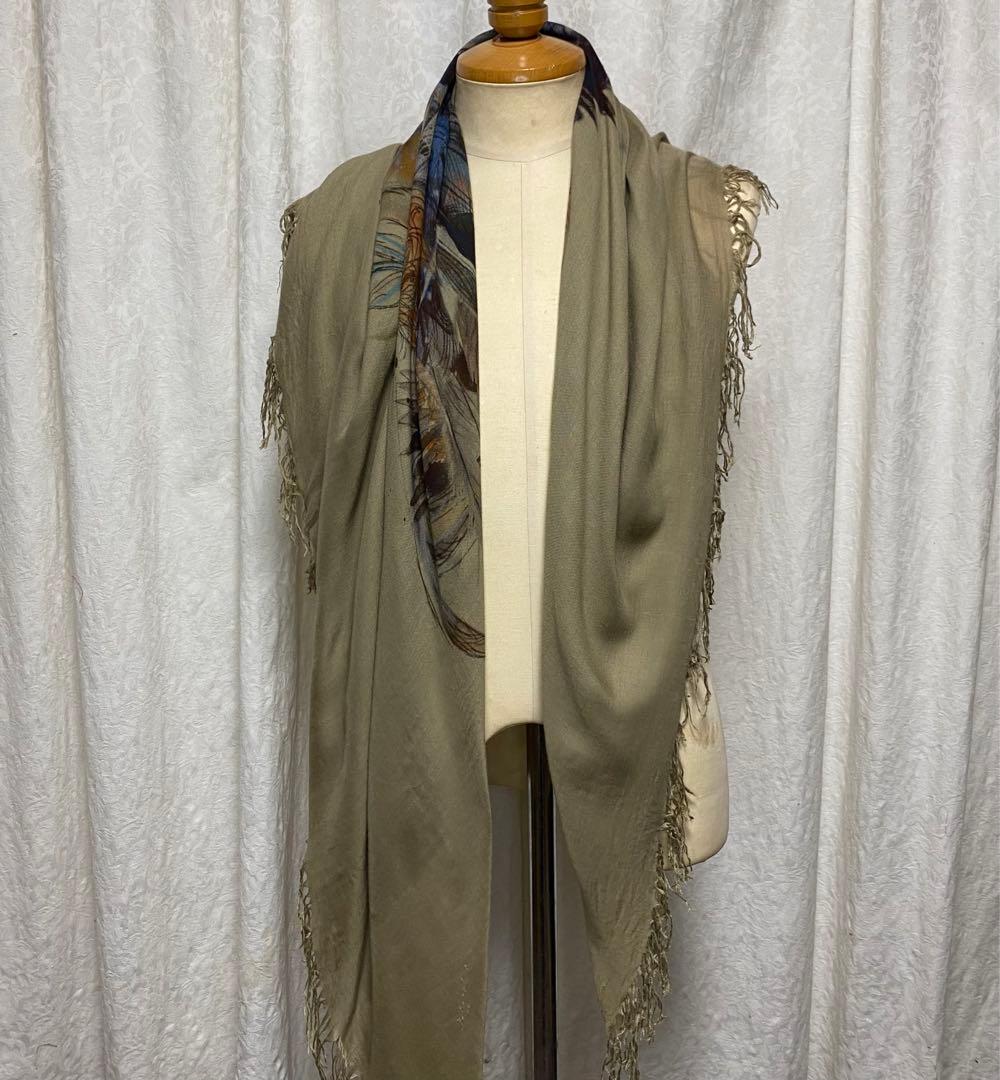 BALMAIN HOMME バルマン ウルフプリント ストール