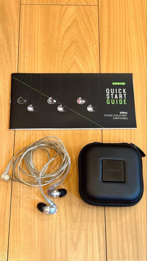 Shure シュア SE846 クリア イヤホン