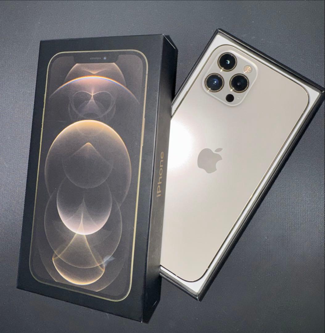 d*7様 再出品Apple iPhone12 Pro Max128GBゴールドS