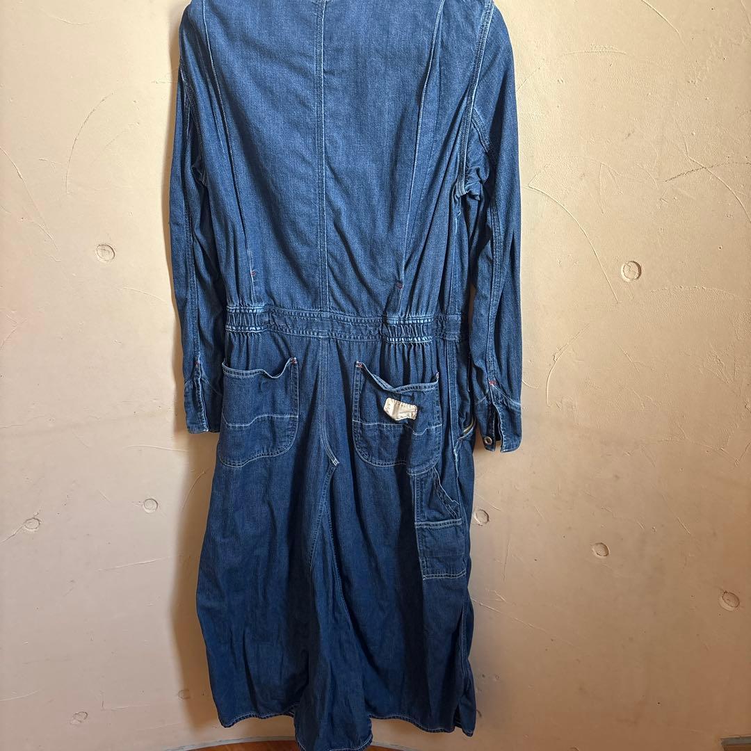 完売品　KAPITAL デニム　オールインワン　つなぎ風デニムワンピース