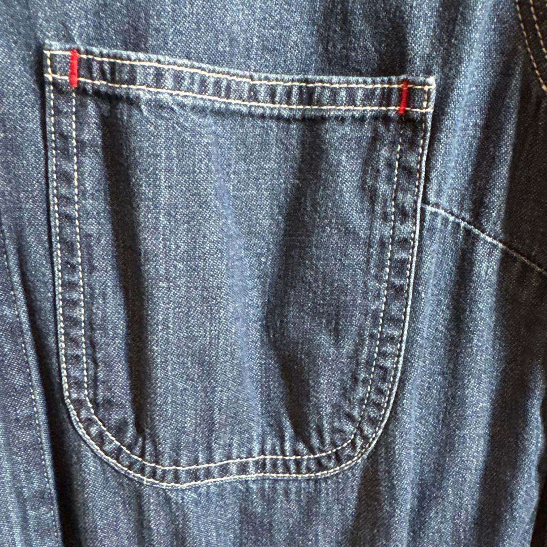 完売品　KAPITAL デニム　オールインワン　つなぎ風デニムワンピース
