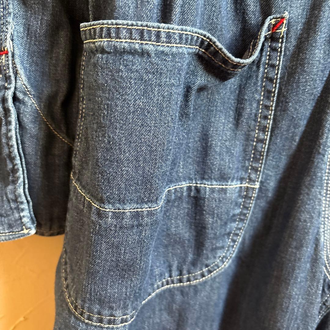 完売品　KAPITAL デニム　オールインワン　つなぎ風デニムワンピース