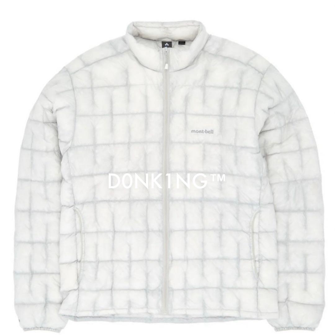 モンベル mont-bell プラズマ1000 ダウンジャケット ライトグレーS