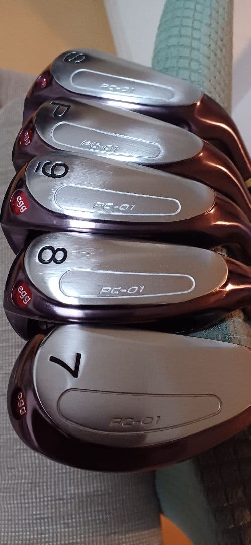 美品！プロギア egg PC-01 レディース アイアンセット 5本PRGR