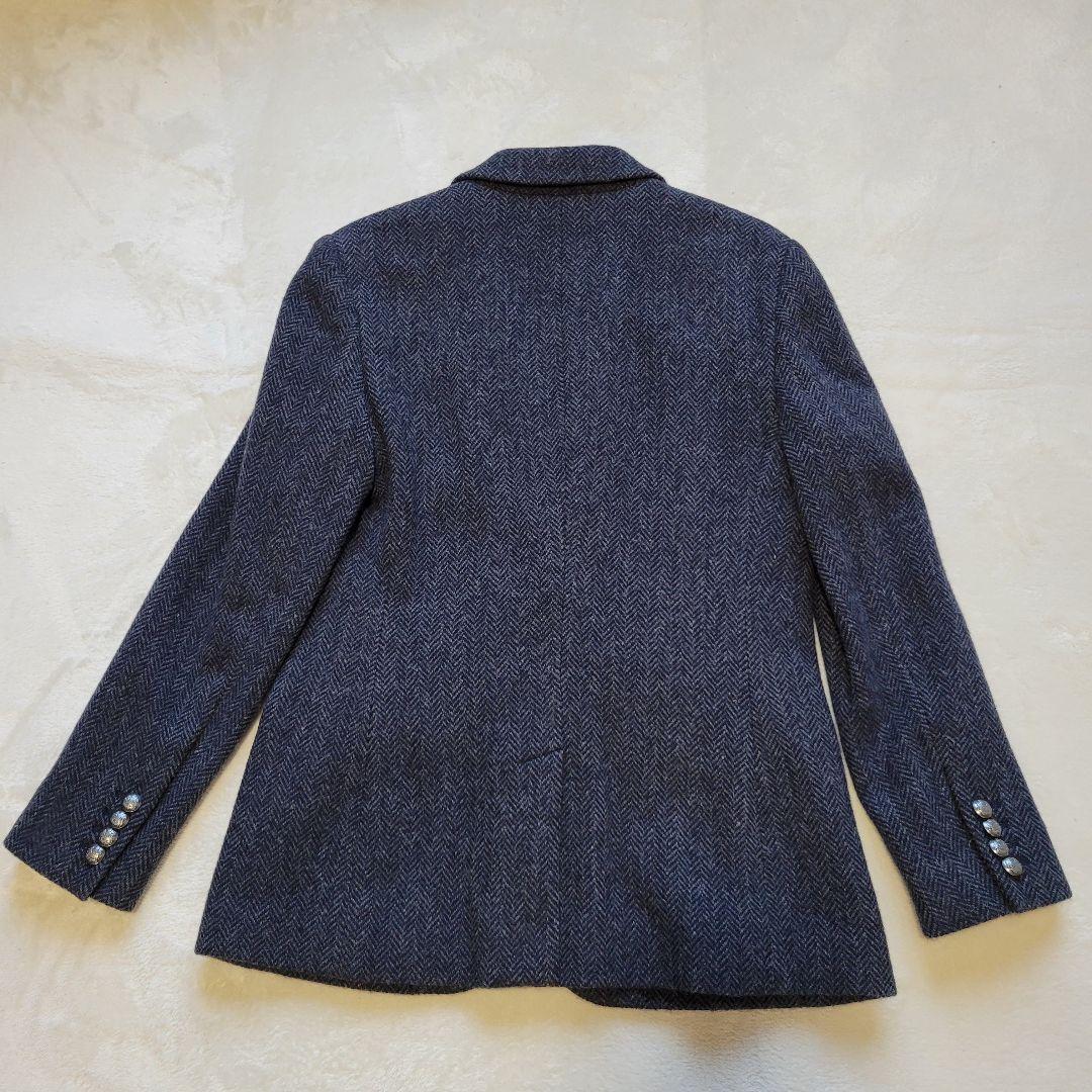 銀ボタン/ヘリンボーン✨ローレンラルフローレン　テーラードジャケット　イタリア製
