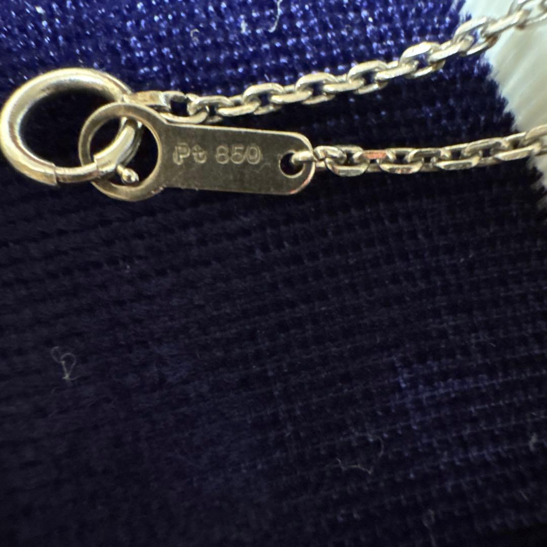 重量感◎ プラチナネックレス Pt850 PM900 約7g 地金価値あり