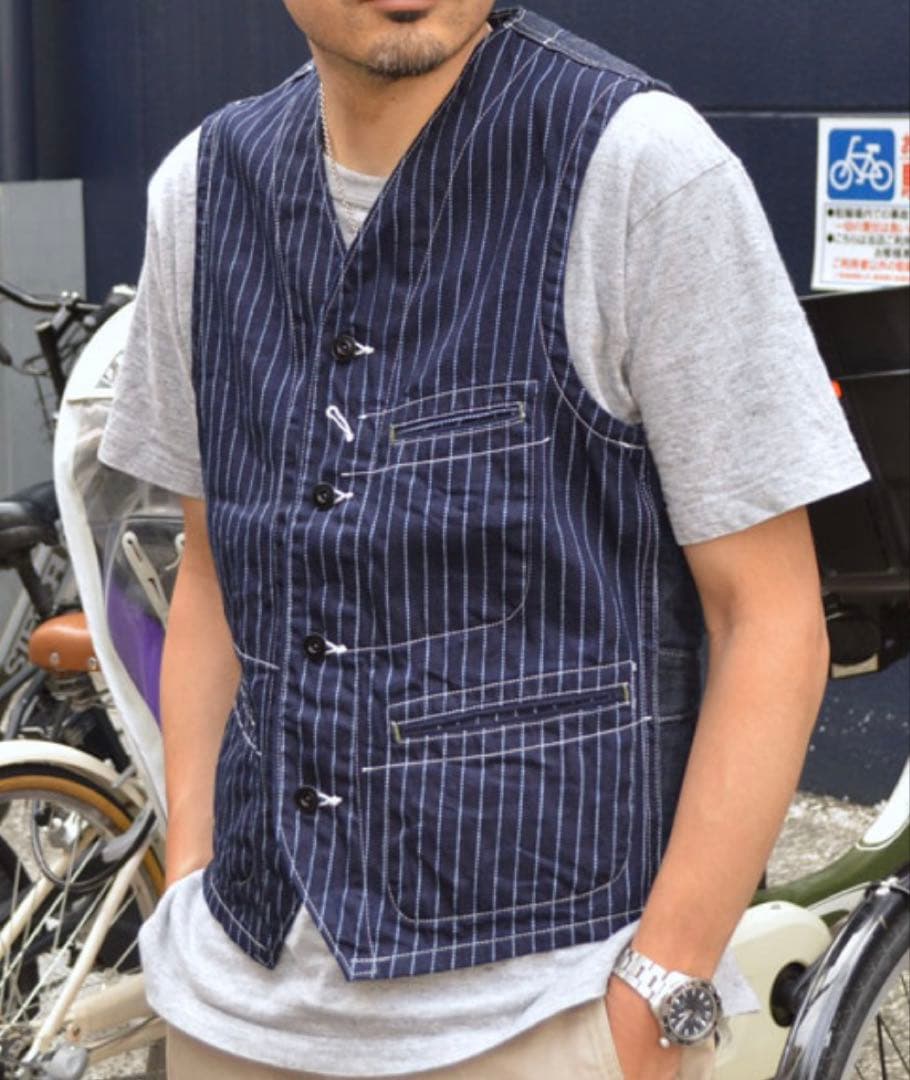 SUGAR CANE ウォバッシュ柄ベスト